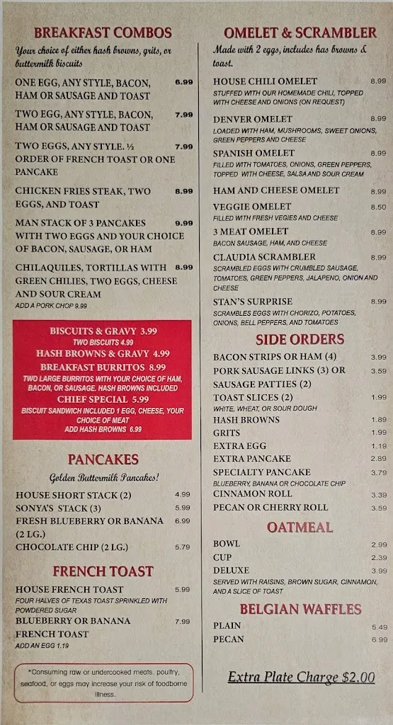 Menu_GV Restaurant_Stafford, KS_image_old_2