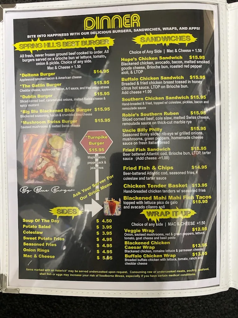 Menu_Turnpike’s_Spring Hill, FL_image_old_2