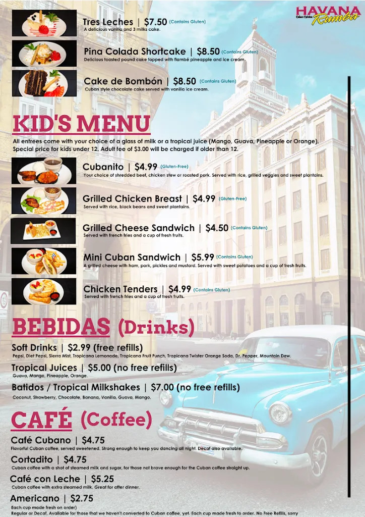 Menu_Havana Rumba Middletown_Louisville, KY_image_old_1