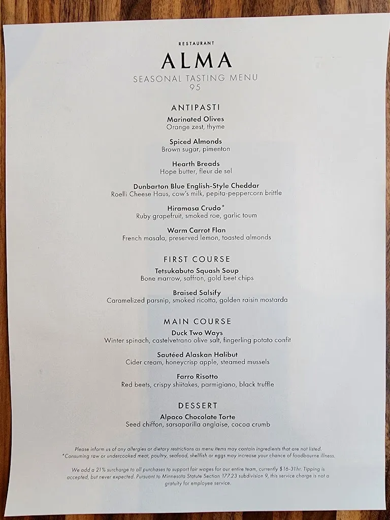 Menu_Alma_Minneapolis, MN_image_old_1