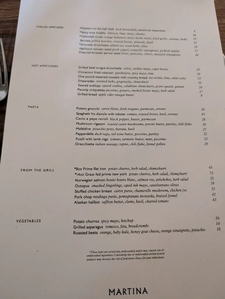 Menu_Martina_Minneapolis, MN_image_old_2