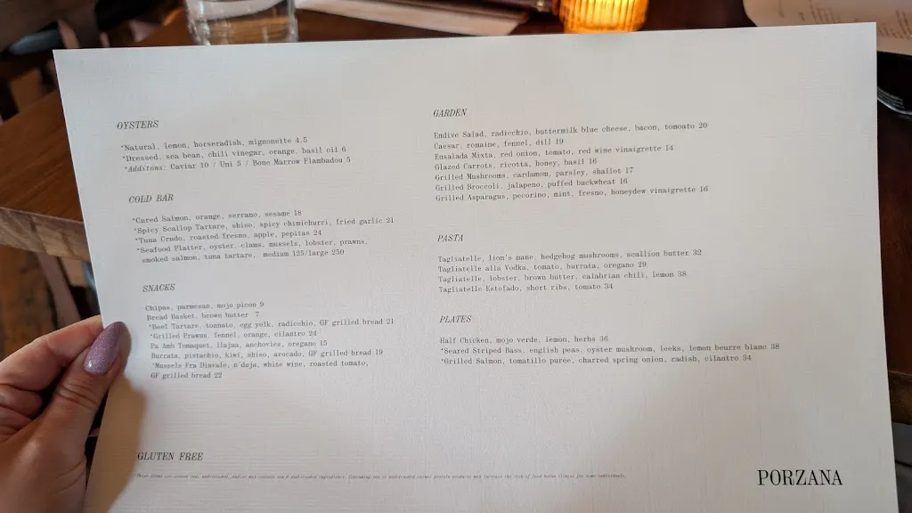 Menu_Porzana_Minneapolis, MN_image_old_2