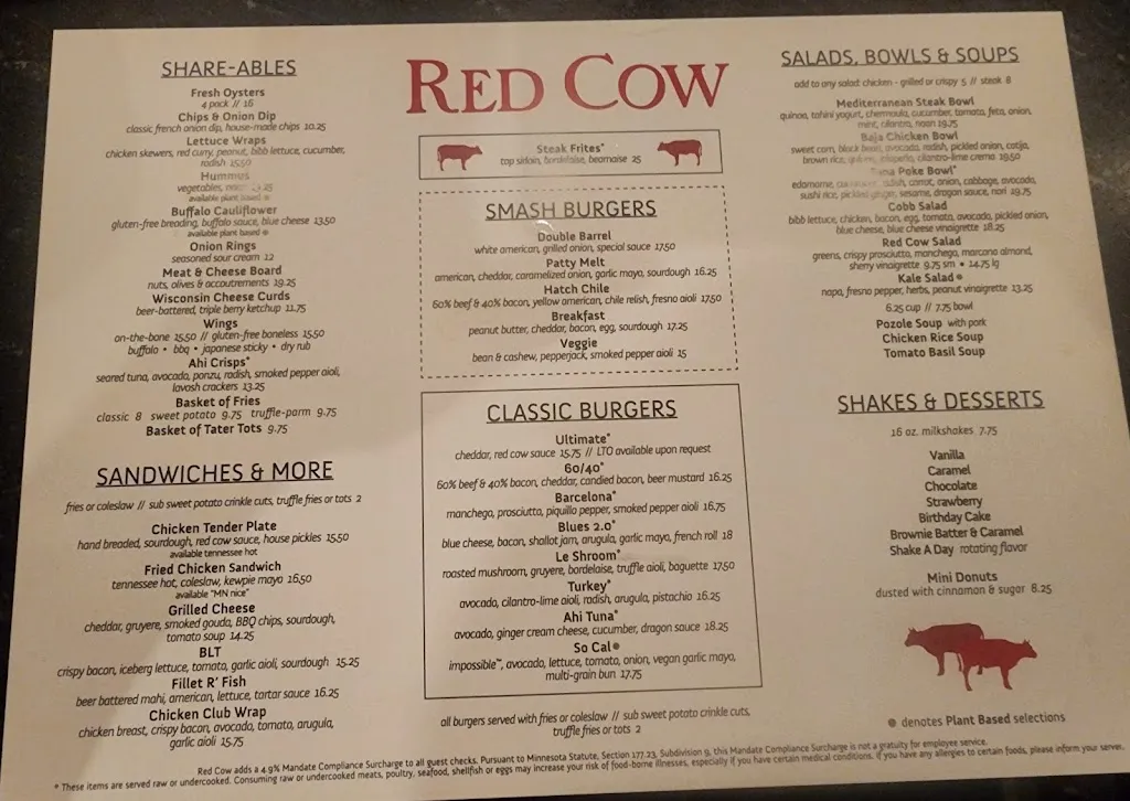 Menu_Red Cow North Loop_Minneapolis, MN_image_old_2
