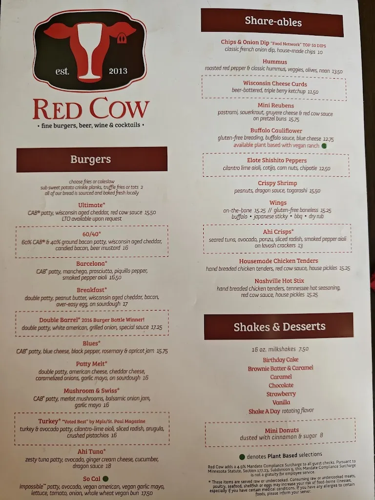 Menu_Red Cow North Loop_Minneapolis, MN_image_old_3