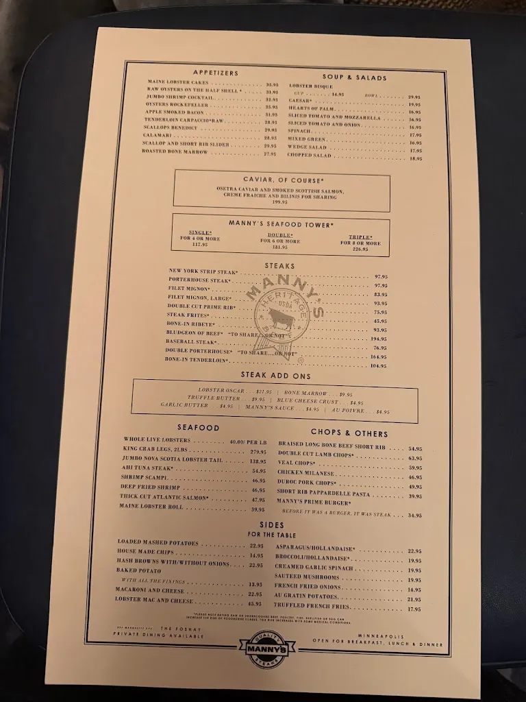 Manny's Steakhouse_Minneapolis, MN_menu_bild_2