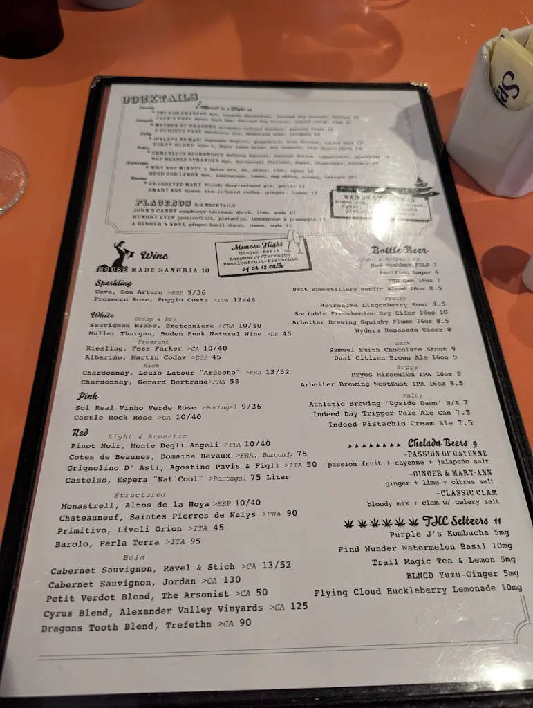 Menu_Tongue in Cheek_St Paul, MN_image_old_2