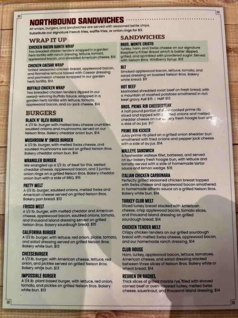 Menu_Nelson Bros. Restaurant & Bakery_Clearwater, MN_image_old_1