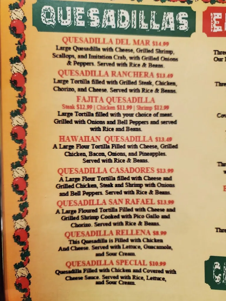 Menu_Casadores Mexican Grill_Ellisville, MS_image_old_3