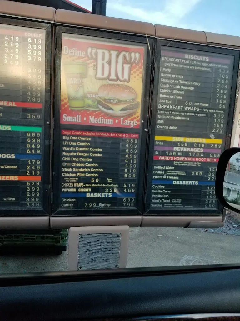 Menu_Wards Fast Food of Ellisville_Ellisville, MS_image_old_1