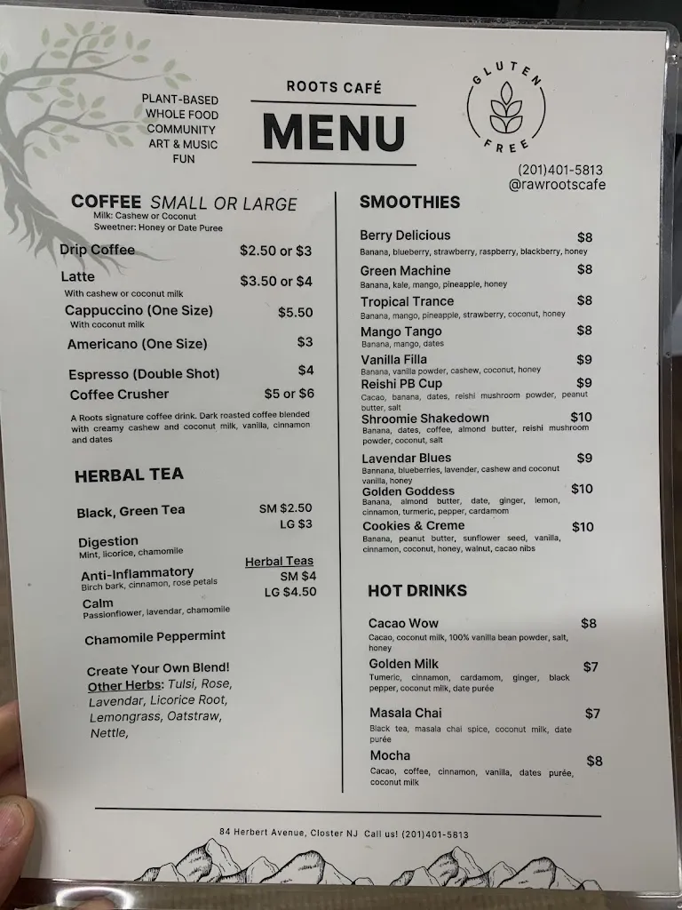 Menu_Roots Café_Closter, NJ_image_old_1