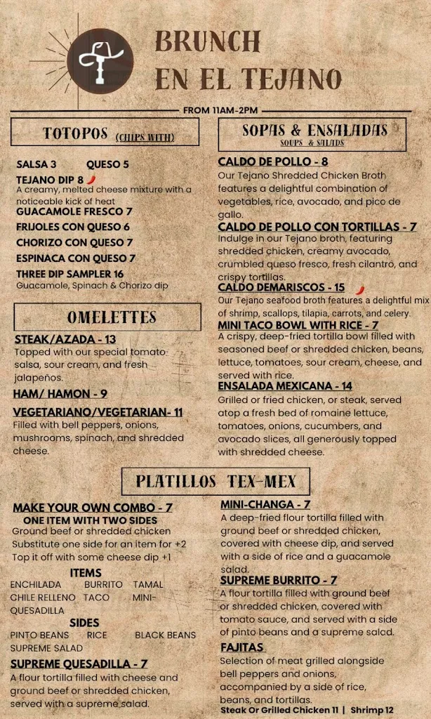 Menu_El Tejano (Helena)_Helena, AL_image_old_2