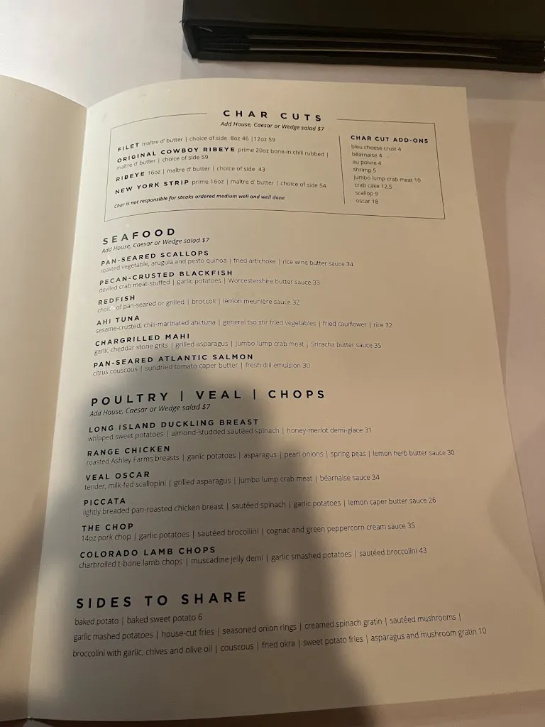 Menu_Char Restaurant_Jackson, MS_image_old_1