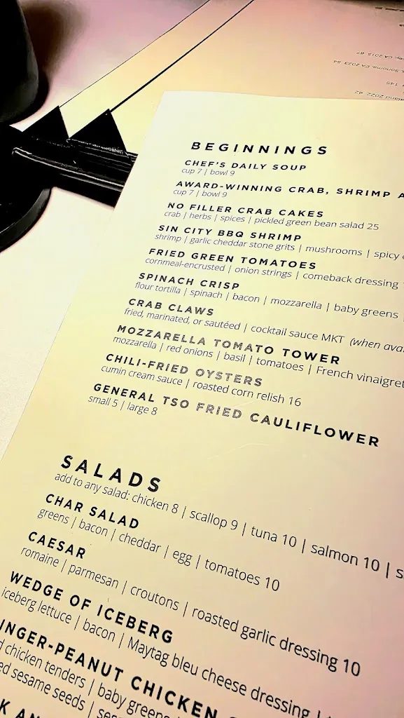 Menu_Char Restaurant_Jackson, MS_image_old_2
