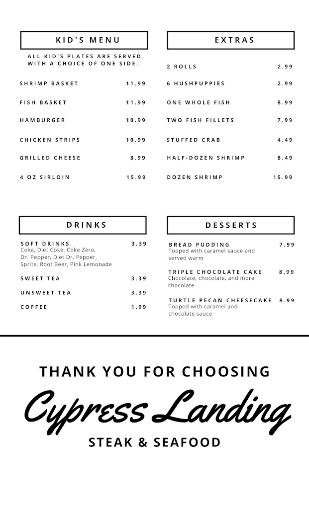 Menu_Cypress Landing_Summit, MS_image_old_3