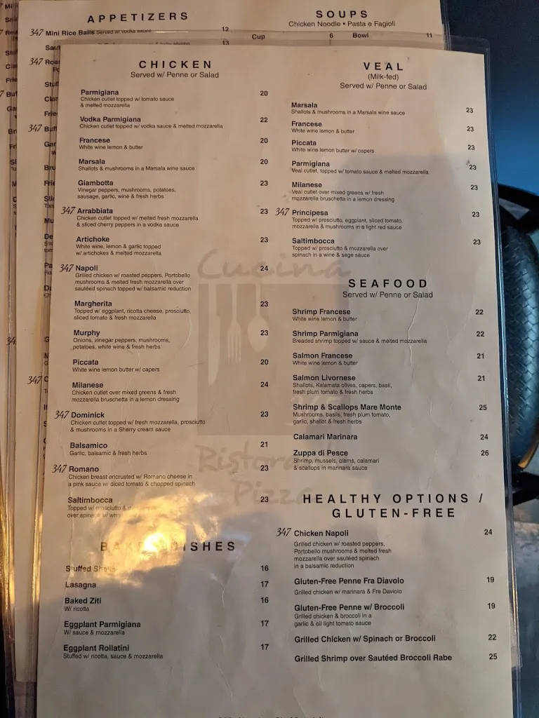 Menu_Cucina 347 Pizza & Ristorante_Oakland, NJ_image_old_2