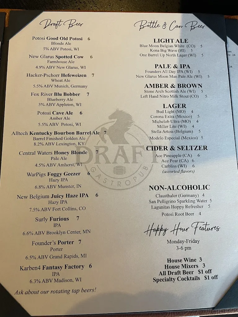 Menu_Draft Gastropub_Appleton, WI_image_old_2