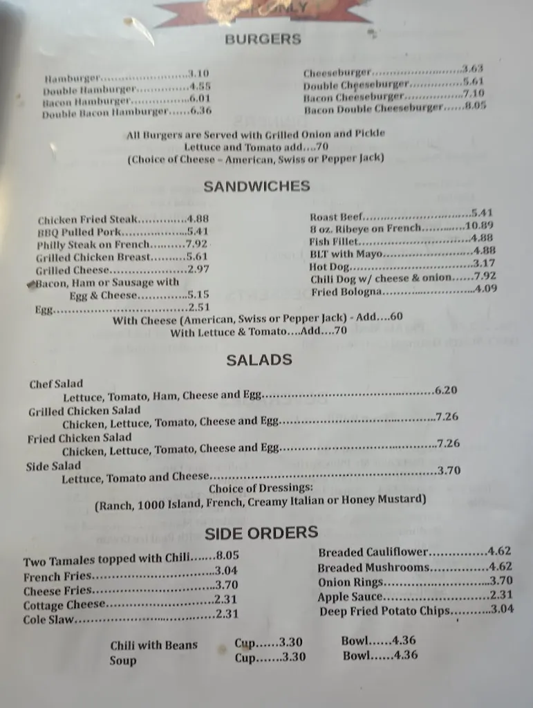 Menu_Dave's Diner_Affton, MO_image_old_3