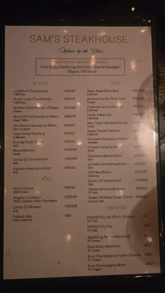 Menu_Sam's Steakhouse_St. Louis, MO_image_old_3