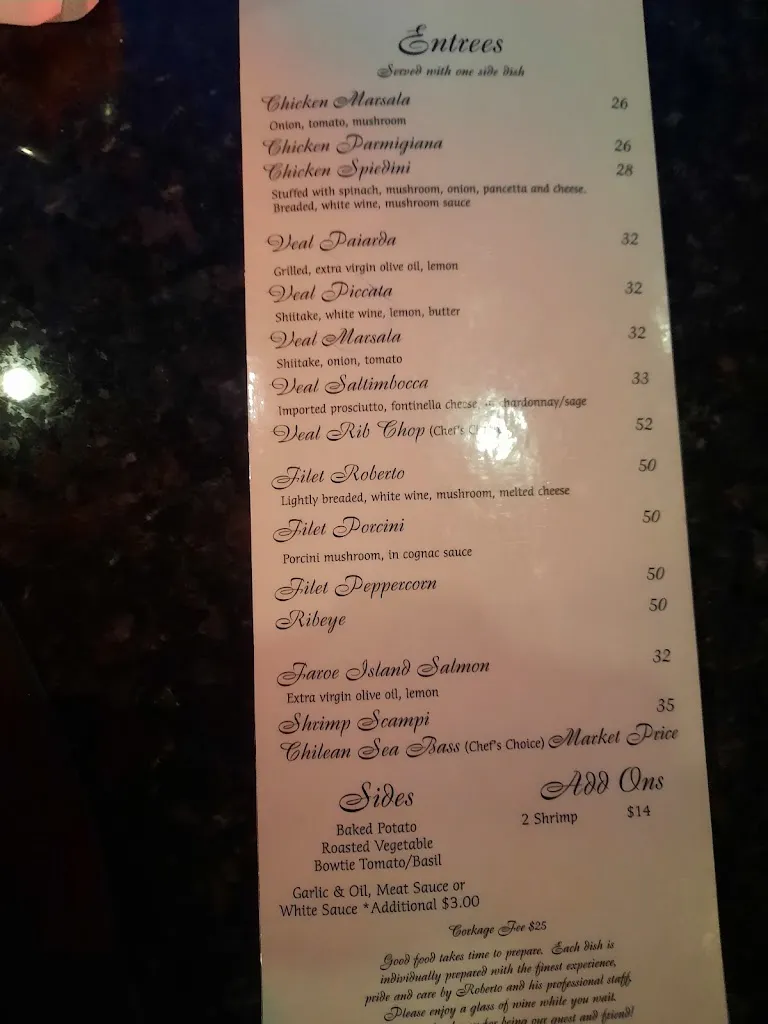Menu_Roberto's Trattoria_Sappington, MO_image_old_2