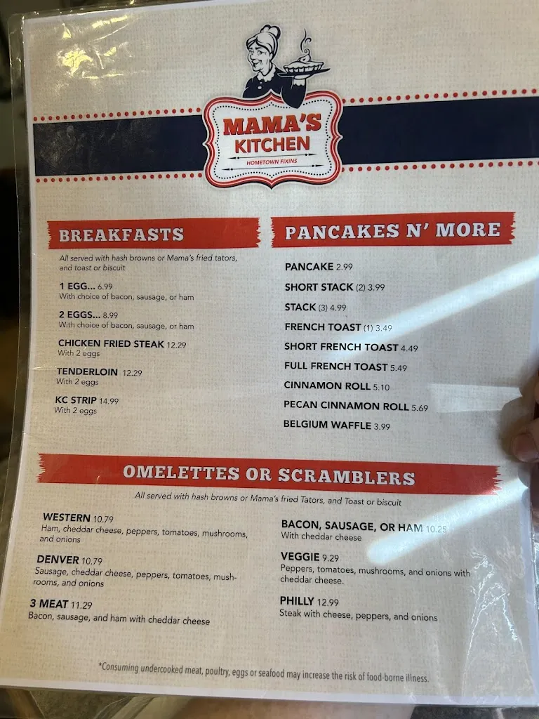 Menu_Mama's kitchen_Archie, MO_image_old_1