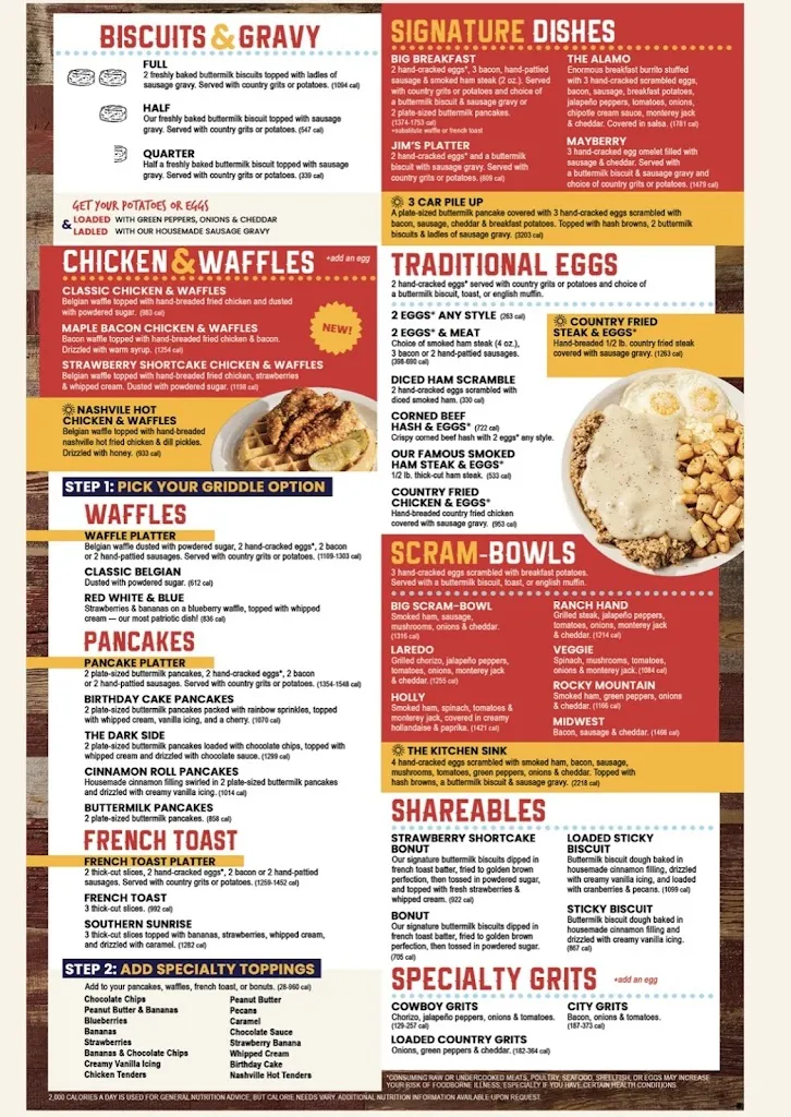 Menu_The Big Biscuit_St Joseph, MO_image_old_2