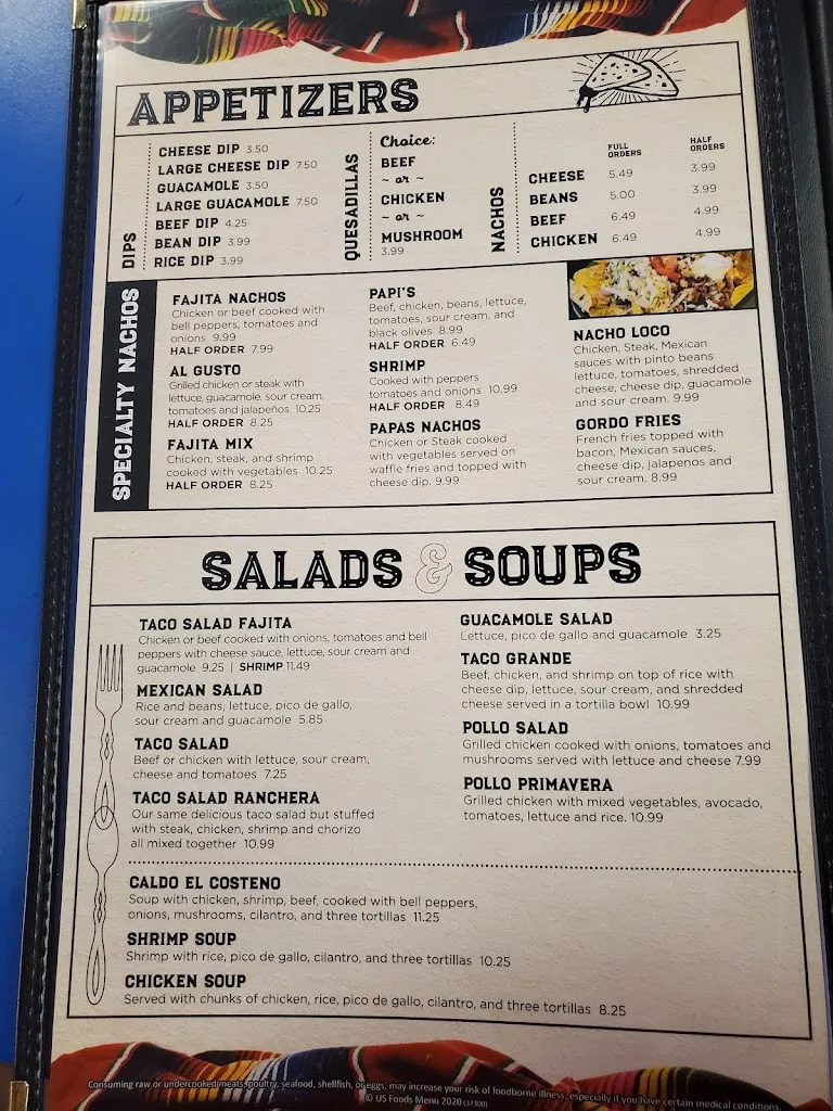 Menu_El Rey Papi's_King City, MO_image_old_2