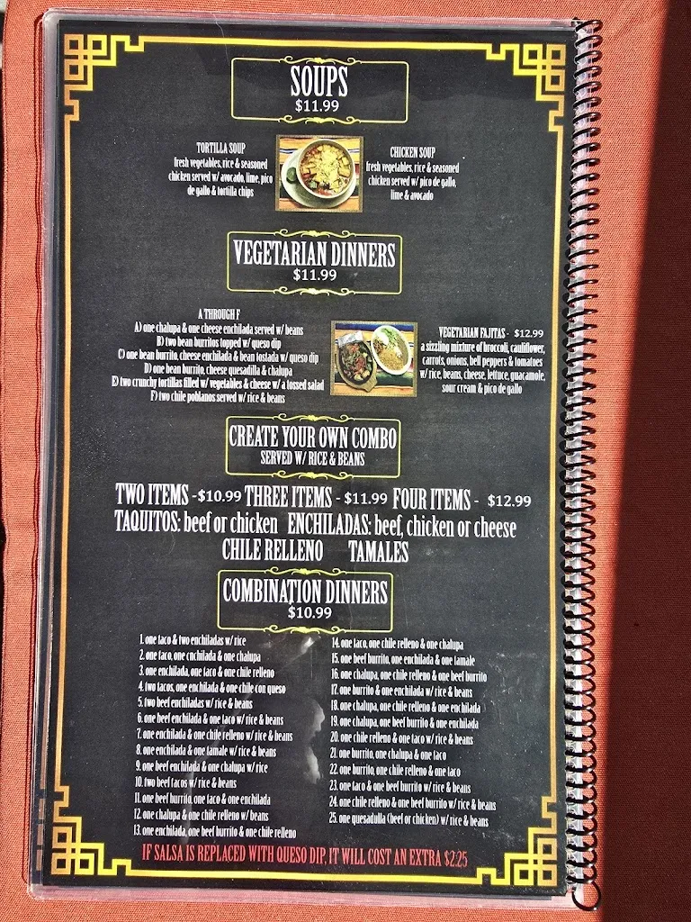 Menu_Las Brisas Authentic Mexican Restaurant_Pevely, MO_image_old_3