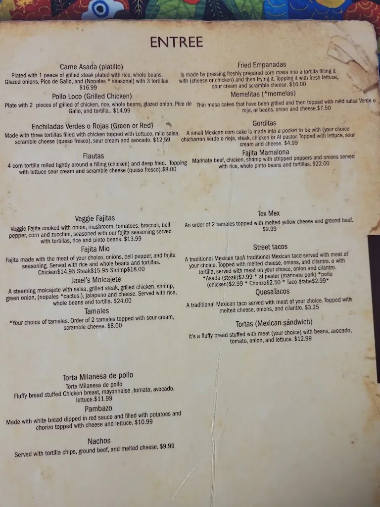 Menu_Jaxel's Cafe_Berkeley, MO_image_old_2