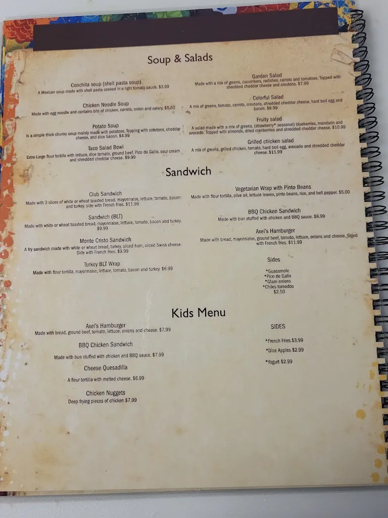 Menu_Jaxel's Cafe_Berkeley, MO_image_old_3