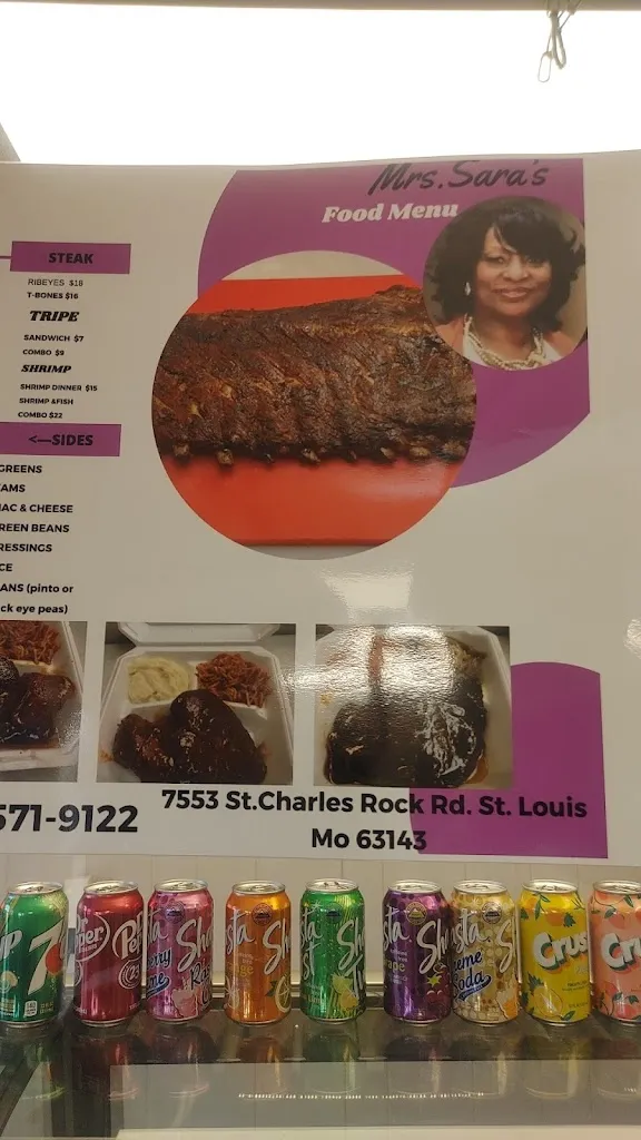 Menu_Mrs. Sarah's Kitchen Carryout and Catering_St. Louis, MO_image_old_3