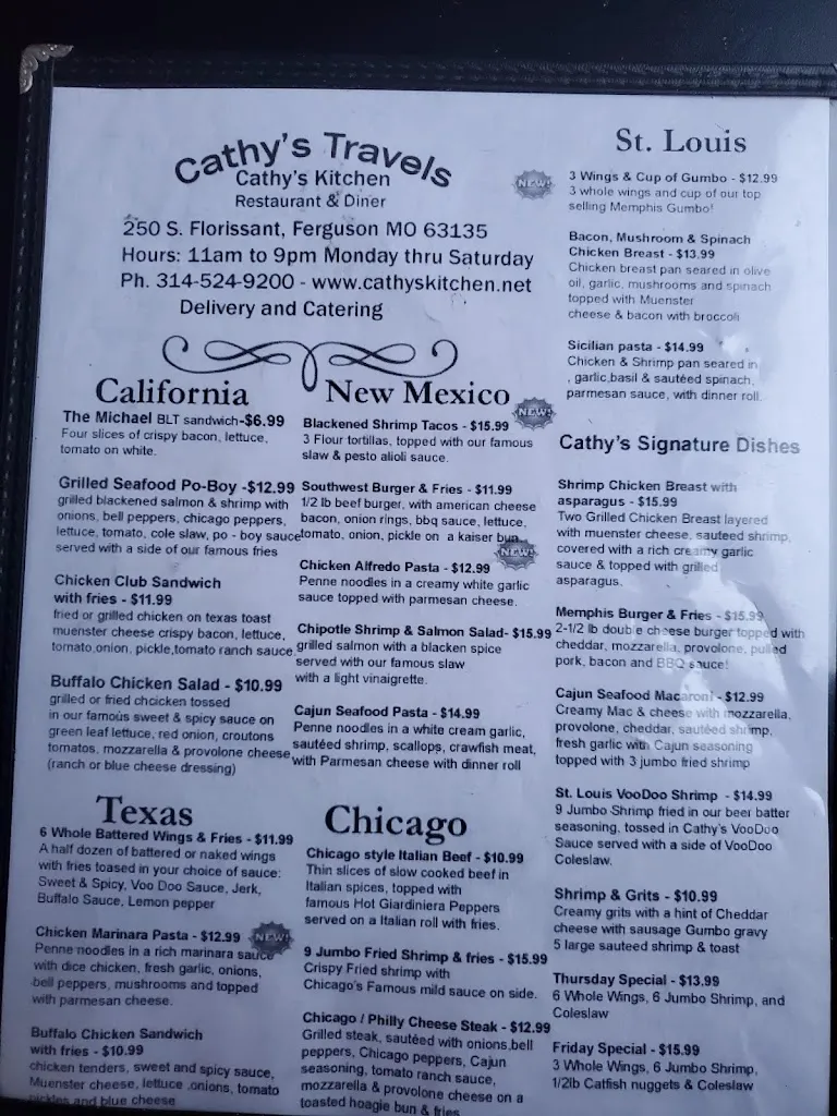 Menu_Cathy's Kitchen_Ferguson, MO_image_old_2