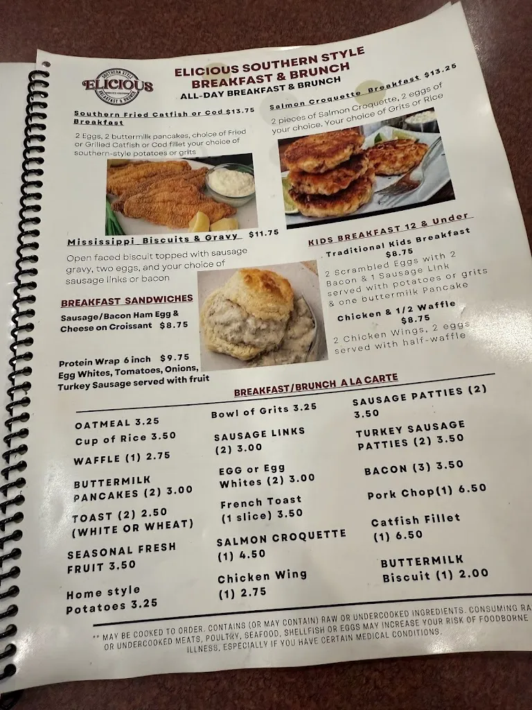 Menu_Elicious Southern Style Breakfast and Brunch_Ferguson, MO_image_old_3