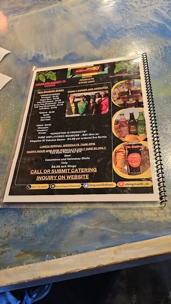 Menu_Kingston 10 Restaurant & Bar_Florissant, MO_image_old_3