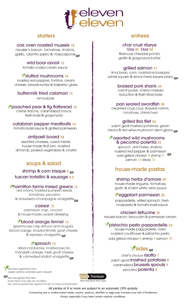 Menu_Eleven Eleven Mississippi_St. Louis, MO_image_old_3