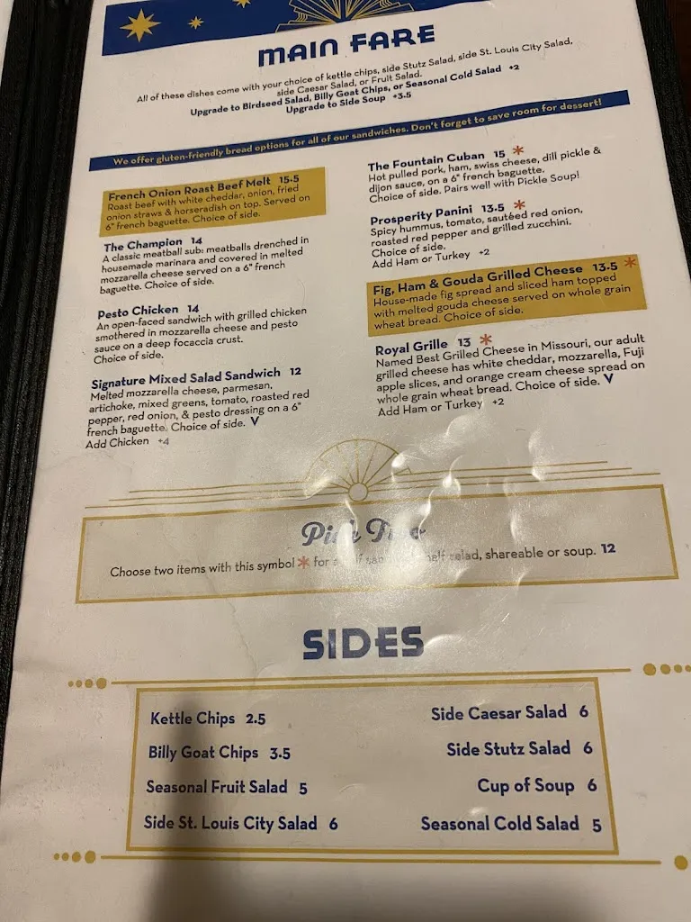 Menu_The Fountain on Locust_St. Louis, MO_image_old_1