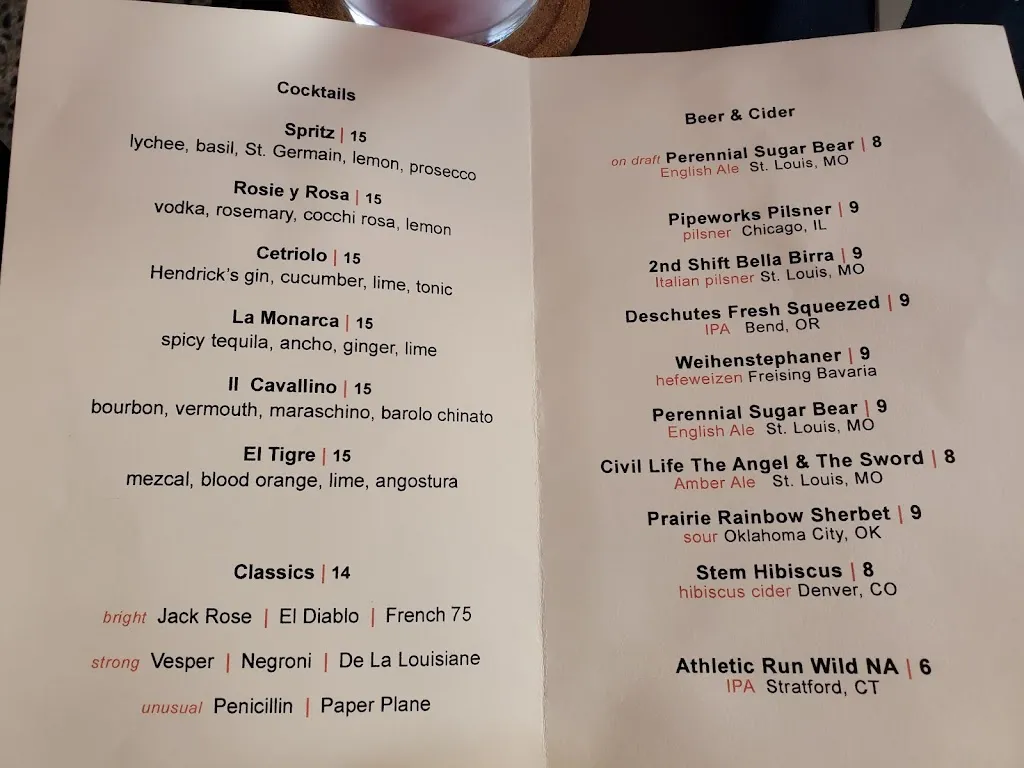 Menu_Louie_Clayton, MO_image_old_2