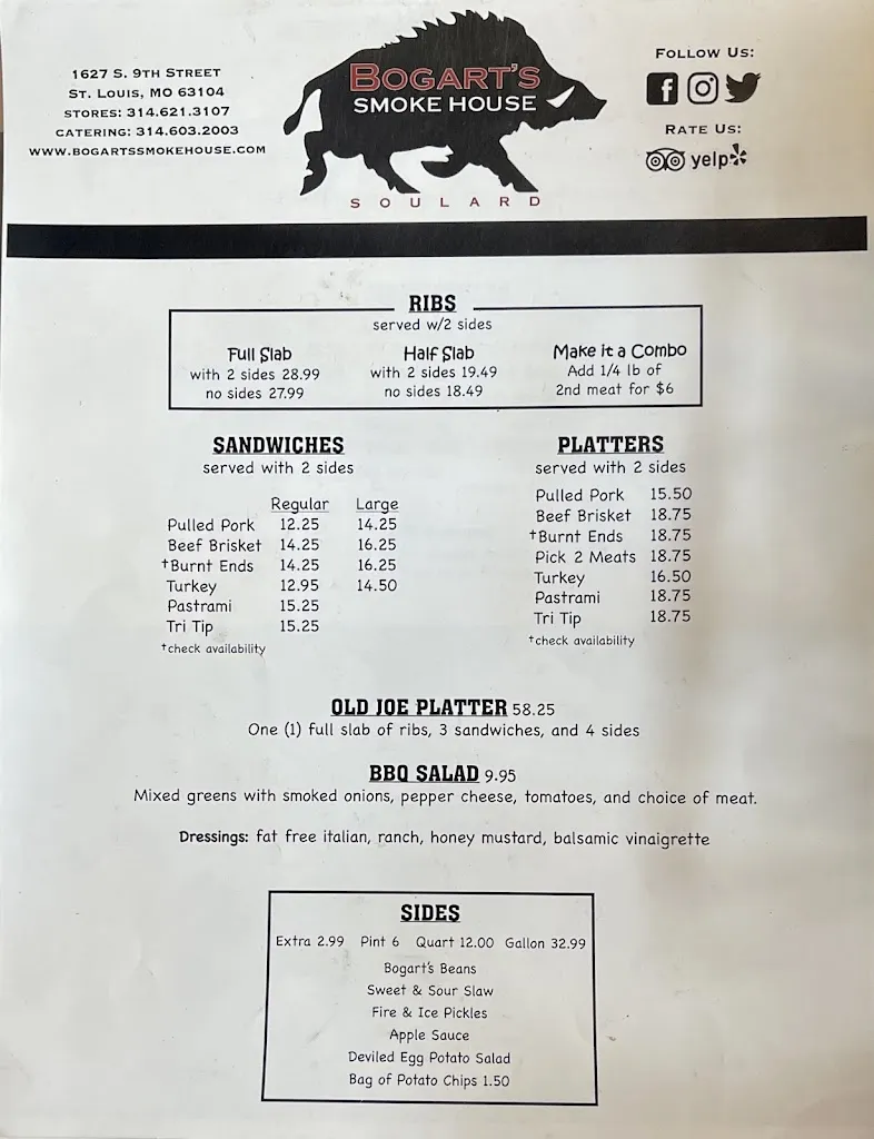 Menu_Bogart's Smokehouse_St. Louis, MO_image_old_3