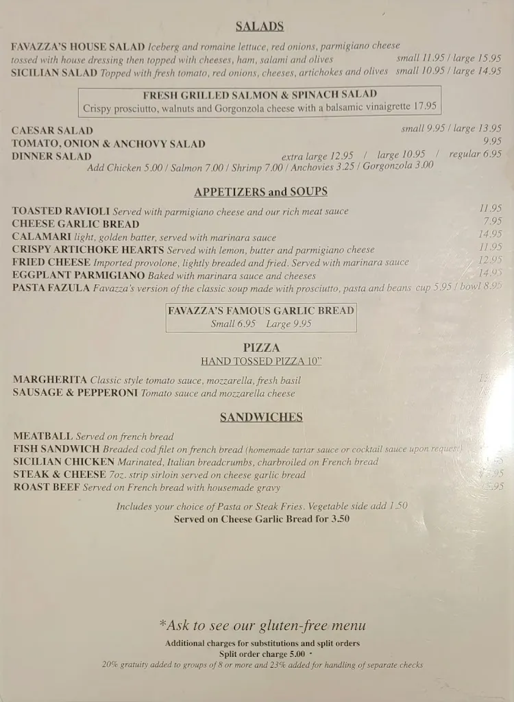 Menu_Favazza's on the Hill_St. Louis, MO_image_old_1
