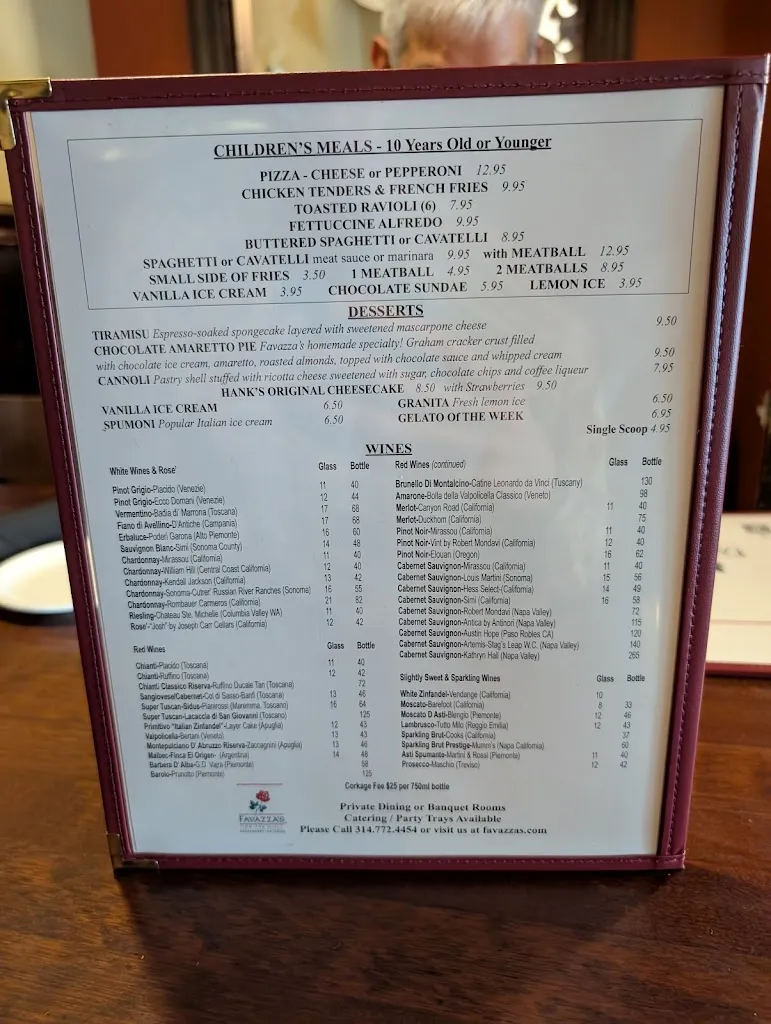 Menu_Favazza's on the Hill_St. Louis, MO_image_old_3