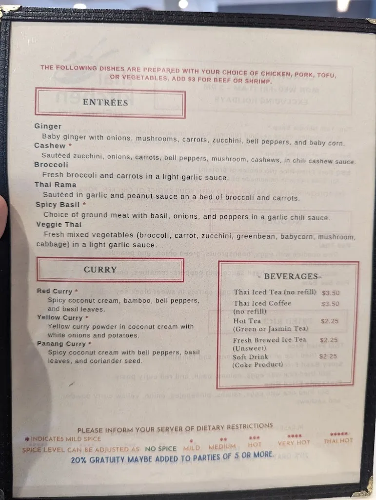 Menu_Thai Kitchen - Florissant_Florissant, MO_image_old_3