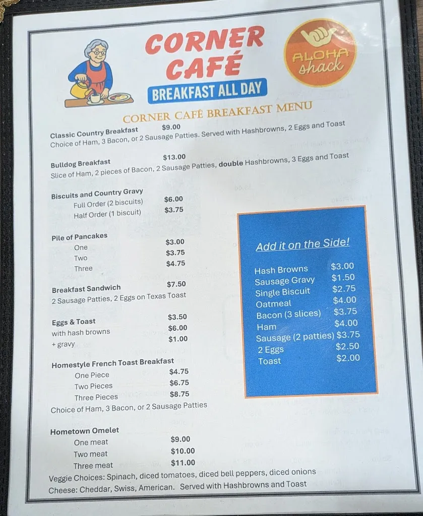 Menu_CORNER CAFE ☕️_Gallatin, MO_image_old_3
