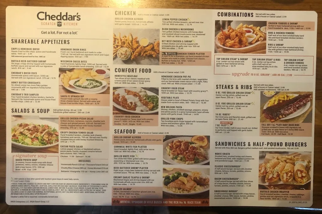Menu_Cheddar's Scratch Kitchen_Springfield, MO_image_old_1