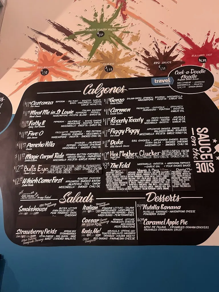 Menu_Sauce on the Side_St. Louis, MO_image_old_2