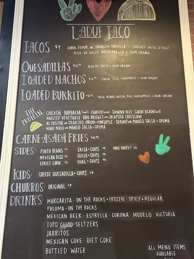 Menu_Ladue Taco_St. Louis, MO_image_old_1