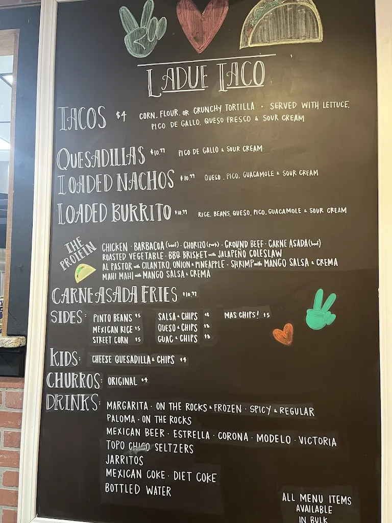 Menu_Ladue Taco_St. Louis, MO_image_old_2