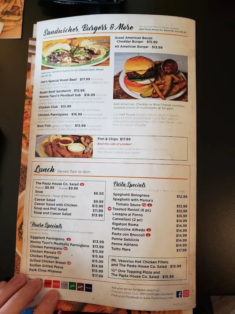 Menu_The Pasta House Co. - Ladue_St. Louis, MO_image_old_2