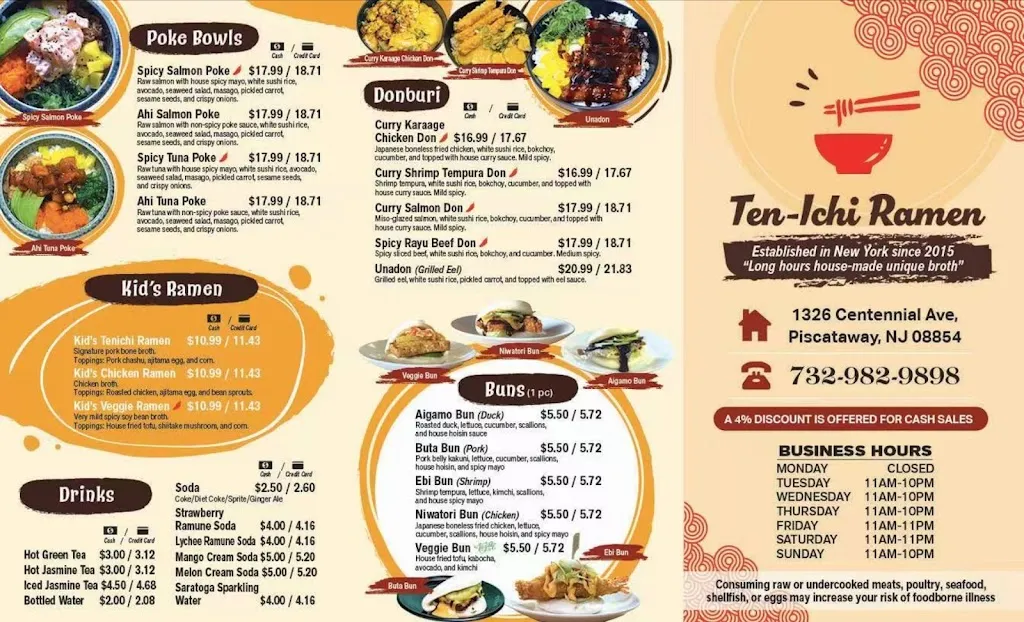 Menu_Tenichi Ramen • Bubble Tea (BYOB)_Piscataway, NJ_image_old_1