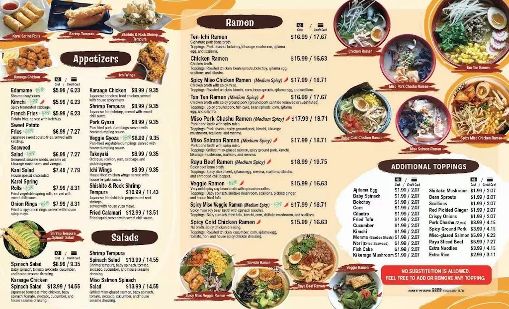 Menu_Tenichi Ramen • Bubble Tea (BYOB)_Piscataway, NJ_image_old_2