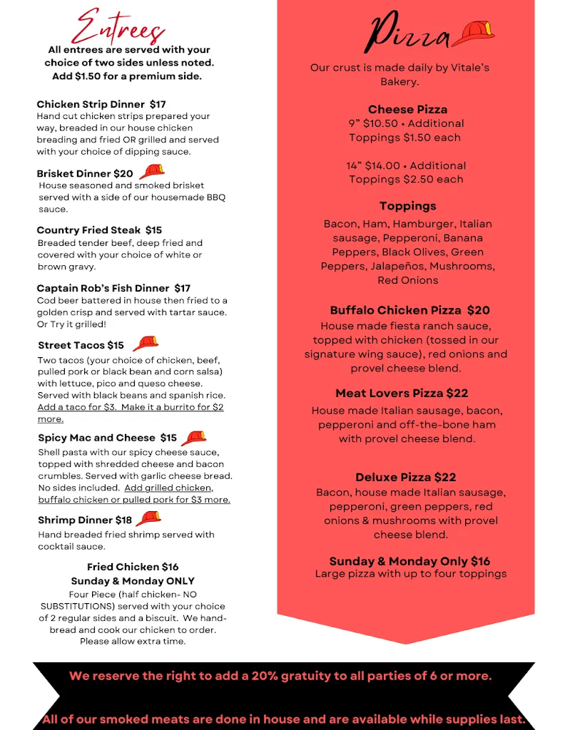 Menu_Firehouse Bar & Grill St. Louis_St. Louis, MO_image_old_1