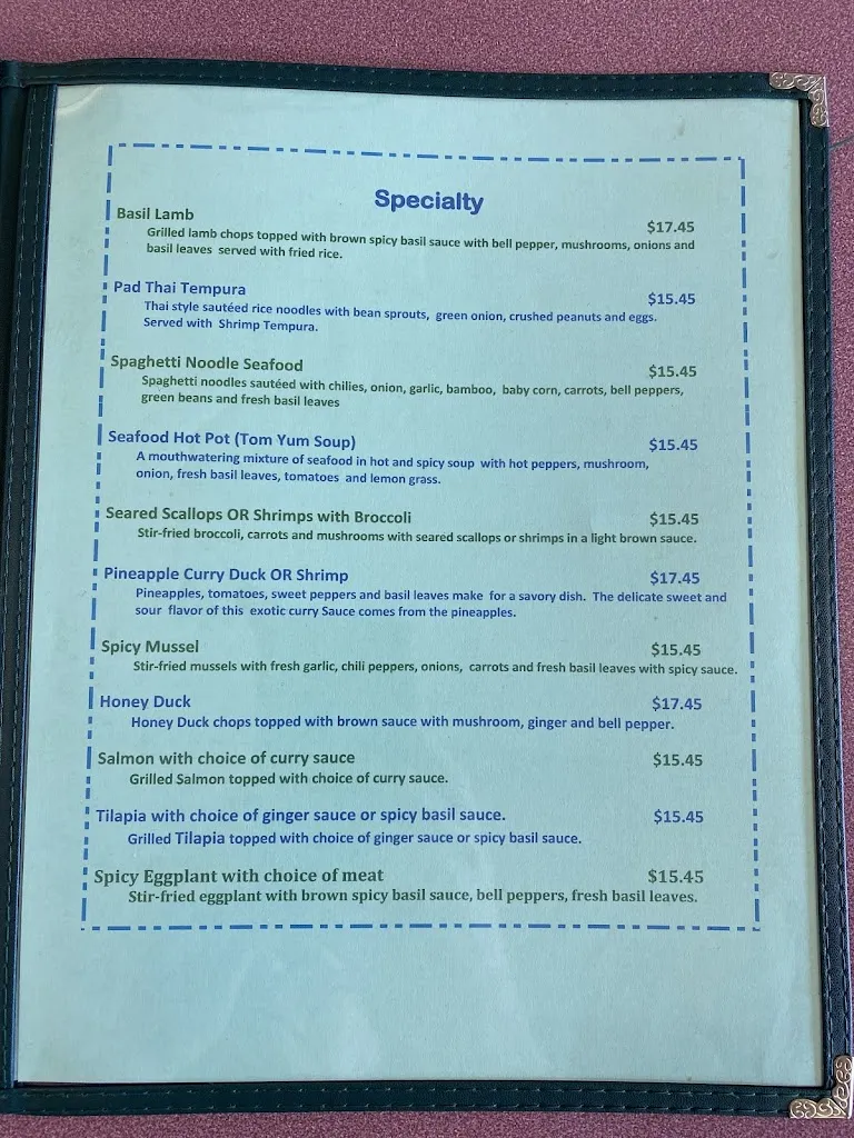 Menu_Thai Orchid Restaurant_St. Louis, MO_image_old_2